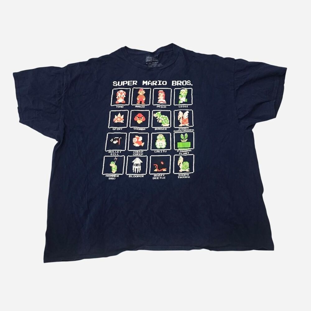 Super Mario Bros. Men's size 3XL graphic tee
